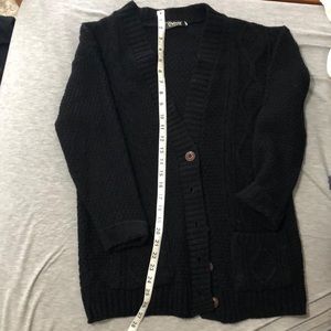Chunky black sweater size small